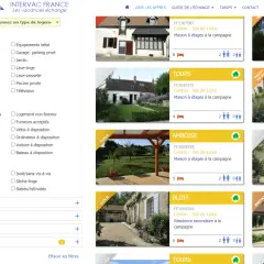 Recherche d'un échange maison garde animaux. Filtres actifs : animaux domestiques acceptés. Nombreuses offres de maisons à la campagne.