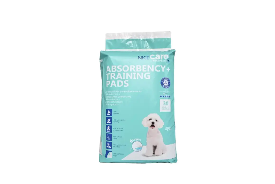 Tapis éducateur chiot NICE care, absorbants et résistants aux fuites, pour un apprentissage propre.
